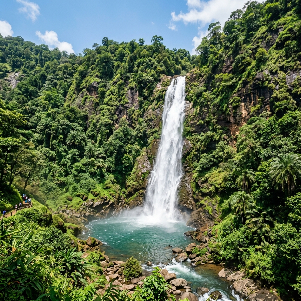 Scenic Talakona Waterfalls near Tirupati